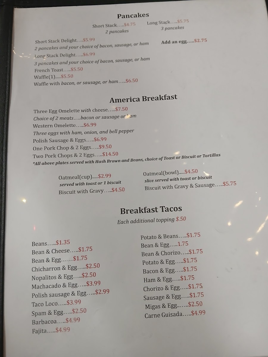 El Patio Cafe Menu - Image 5